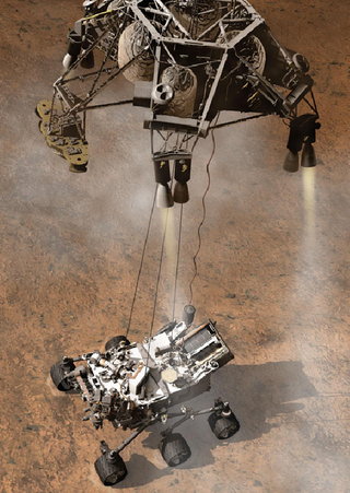 Illustration for article titled NASA will attempt to photograph the Curiosity landing. From an entirely different spacecraft.